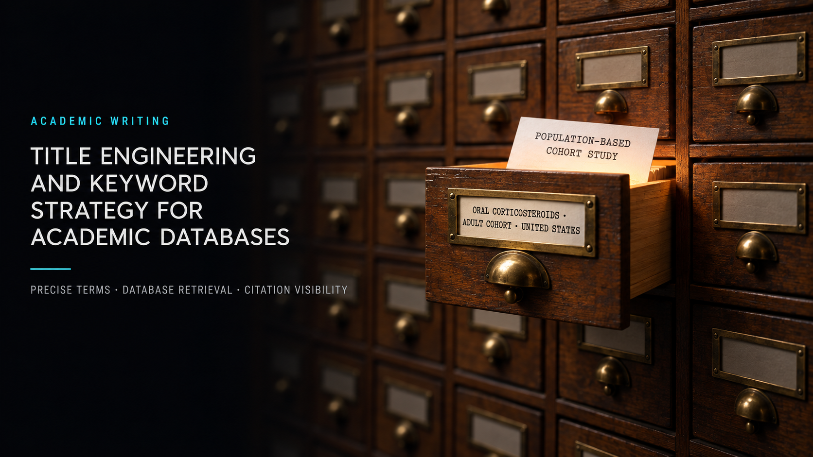 Title Engineering and Keyword Strategy: How to Maximize the Visibility and Citation Impact of Your Paper in Academic Databases